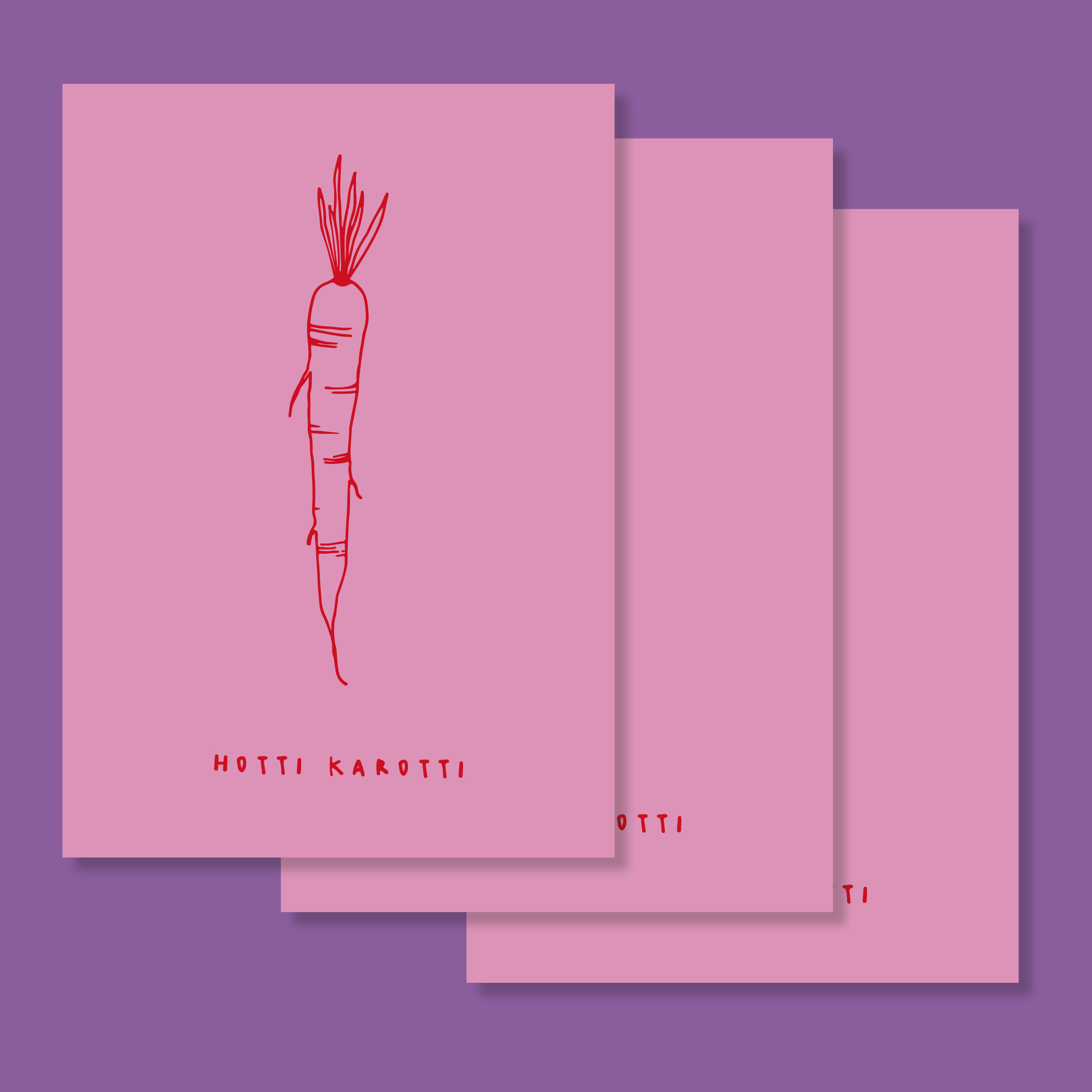 Postkarten Set "HOTTI KAROTTI"